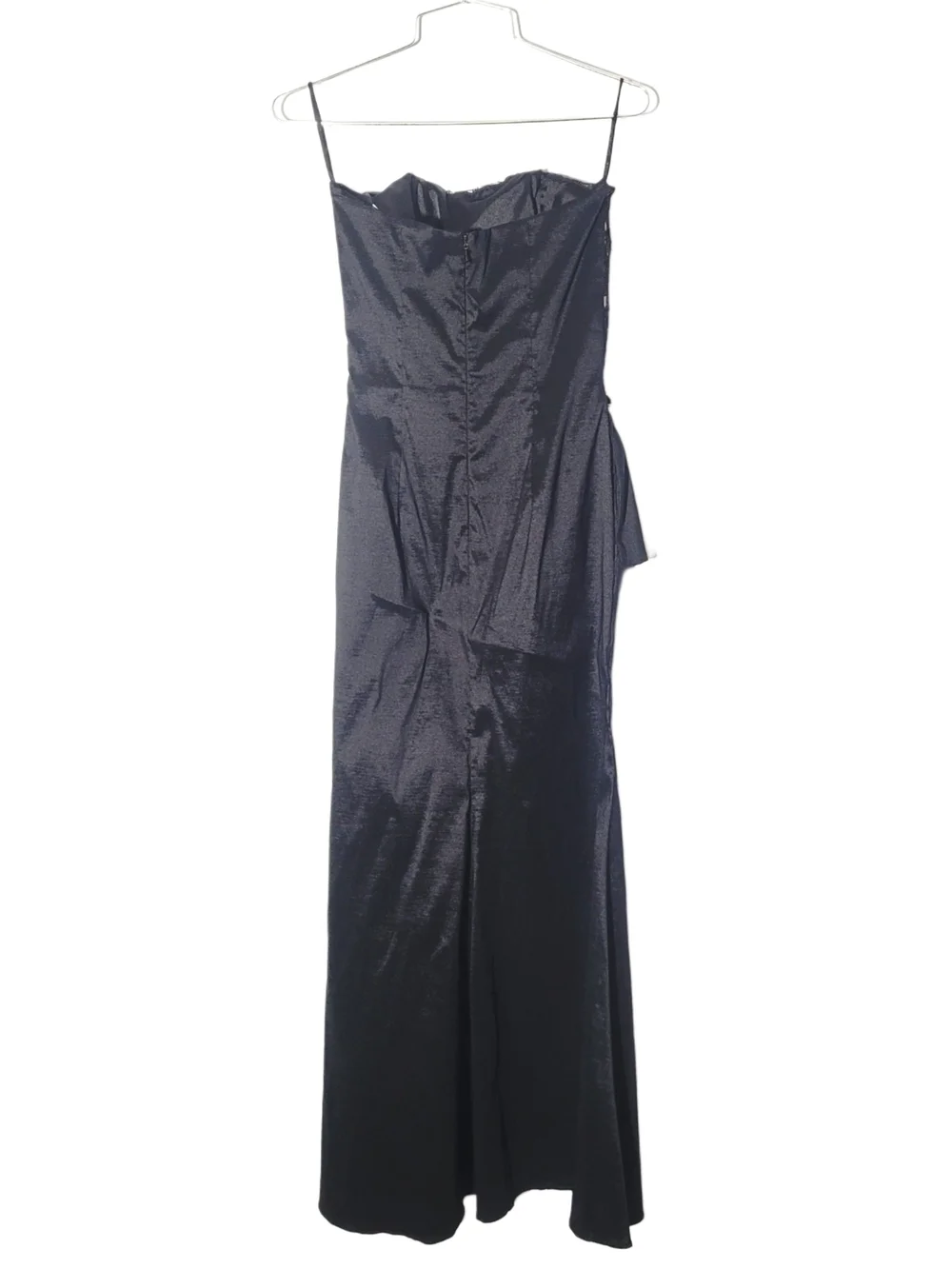 Vintage 90s Jessica McClintock Strapless Lace Bodice Maxi Evening Gown
